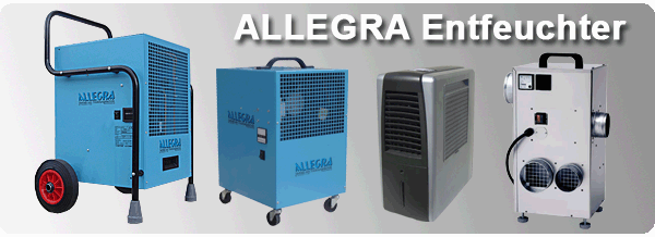 Allegra Entfeuchter Allegra Entfeuchter Modelle